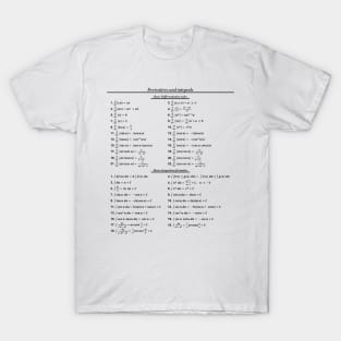 Derivatives And Integrals T-Shirt